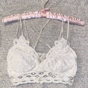 White Bralette Size Small